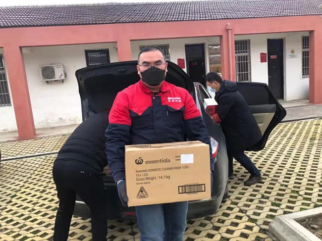 沃頓志愿者參與市科創(chuàng)中心赴基層慰問一線防控人員活動(dòng)